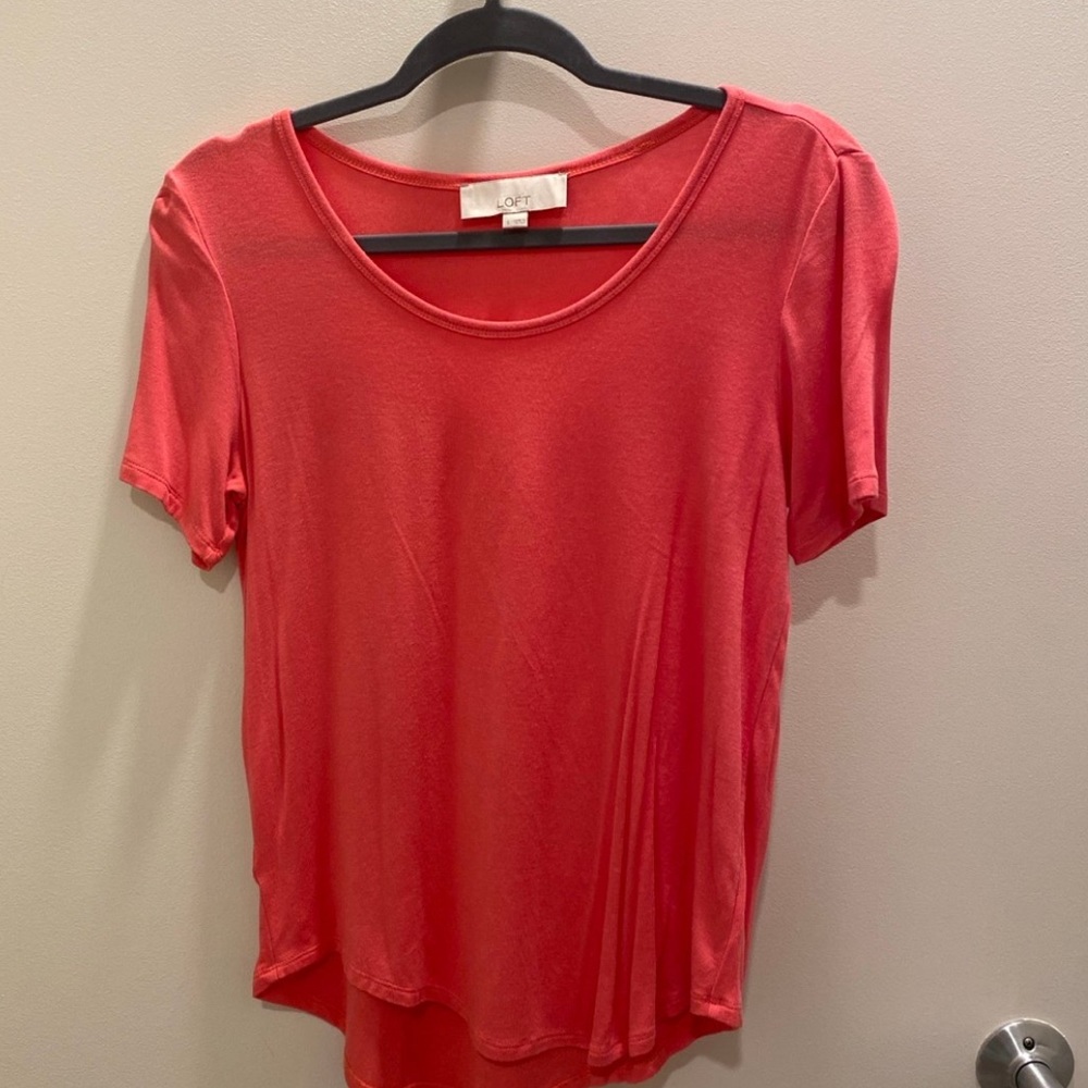 Ann Taylor Loft Pink Shirt